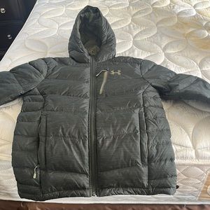 Green Under Armour Down Coat